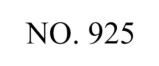 NO. 925