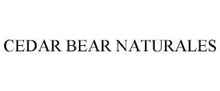 CEDAR BEAR NATURALES