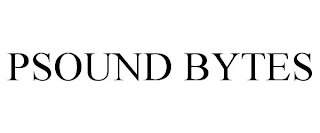 PSOUND BYTES