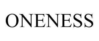 ONENESS