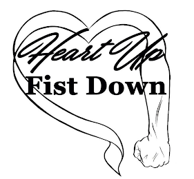 HEART UP FIST DOWN