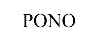 PONO