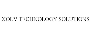 XOLV TECHNOLOGY SOLUTIONS