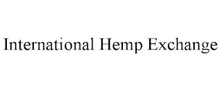 INTERNATIONAL HEMP EXCHANGE