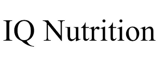 IQ NUTRITION