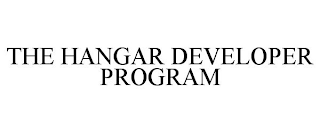 THE HANGAR DEVELOPER PROGRAM