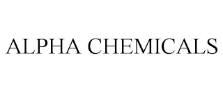 ALPHA CHEMICALS