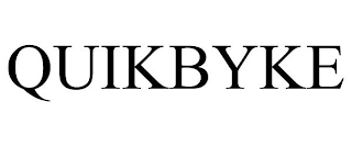 QUIKBYKE