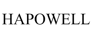 HAPOWELL
