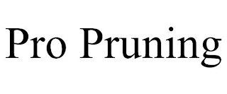 PRO PRUNING