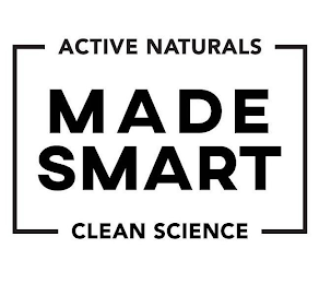 MADE SMART ACTIVE NATURALS CLEAN SCIENCE