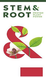 STEM & ROOT PROVEN PLANT POWER