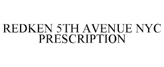 REDKEN 5TH AVENUE NYC PRESCRIPTION