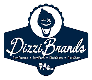 DIZZIBRANDS DIZZICREAMS · DIZZIPOPS · DIZZICAKES · DIZZISHOTS