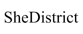 SHEDISTRICT