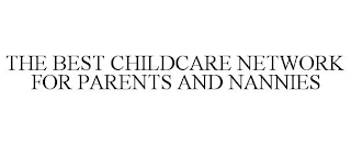 THE BEST CHILDCARE NETWORK FOR PARENTS AND NANNIES