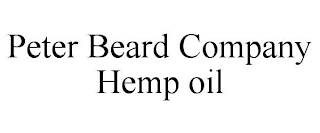 PETER BEARD COMPANY HEMP OIL