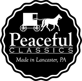 PEACEFUL CLASSICS MADE IN LANCASTER, PA