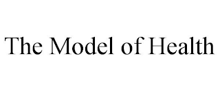 THE MODEL OF HEALTH