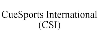 CUESPORTS INTERNATIONAL (CSI)