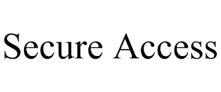 SECURE ACCESS