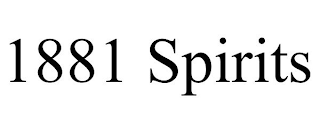 1881 SPIRITS