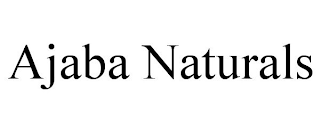 AJABA NATURALS