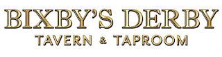 BIXBY'S DERBY TAVERN & TAPROOM