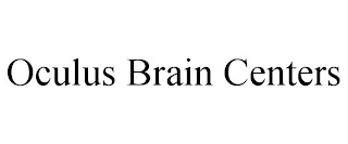 OCULUS BRAIN CENTERS