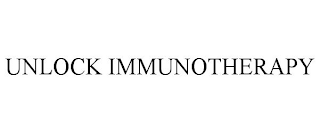 UNLOCK IMMUNOTHERAPY