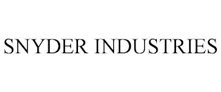 SNYDER INDUSTRIES