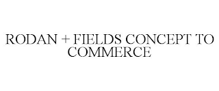 RODAN + FIELDS CONCEPT TO COMMERCE