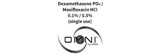 DEXAMETHASONE PO4 / MOXIFLOXACIN HCL 0.1% / 0.5% (SINGLE USE) OMNI BY OSRX