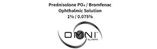 PREDNISOLONE PO4 / BROMFENAC OPHTHALMIC SOLUTION 1% / 0.075% OMNI BY OSRX