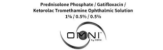 PREDNISOLONE PHOSPHATE / GATIFLOXACIN /KETOROLAC TROMETHAMINE OPHTHALMIC SOLUTION 1% / 0.5% / 0.5% OMNI BY OSRX