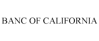 BANC OF CALIFORNIA