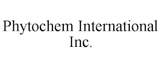 PHYTOCHEM INTERNATIONAL INC.