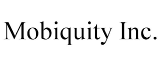 MOBIQUITY INC.