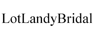 LOTLANDYBRIDAL