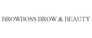 BROWBOSS BROW & BEAUTY