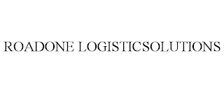 ROADONE LOGISTICSOLUTIONS