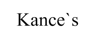 KANCE`S