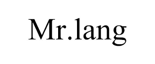 MR.LANG