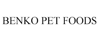 BENKO PET FOODS