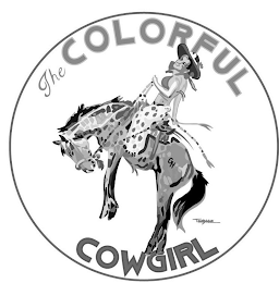 THE COLORFUL COWGIRL GH TEAL BLAKE