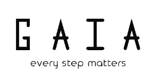 GAIA EVERY STEP MATTERS