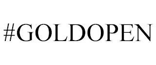 #GOLDOPEN