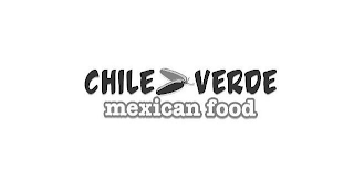 CHILE VERDE MEXICAN FOOD