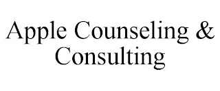 APPLE COUNSELING & CONSULTING