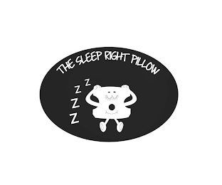 THE SLEEP RIGHT PILLOW ZZZZ